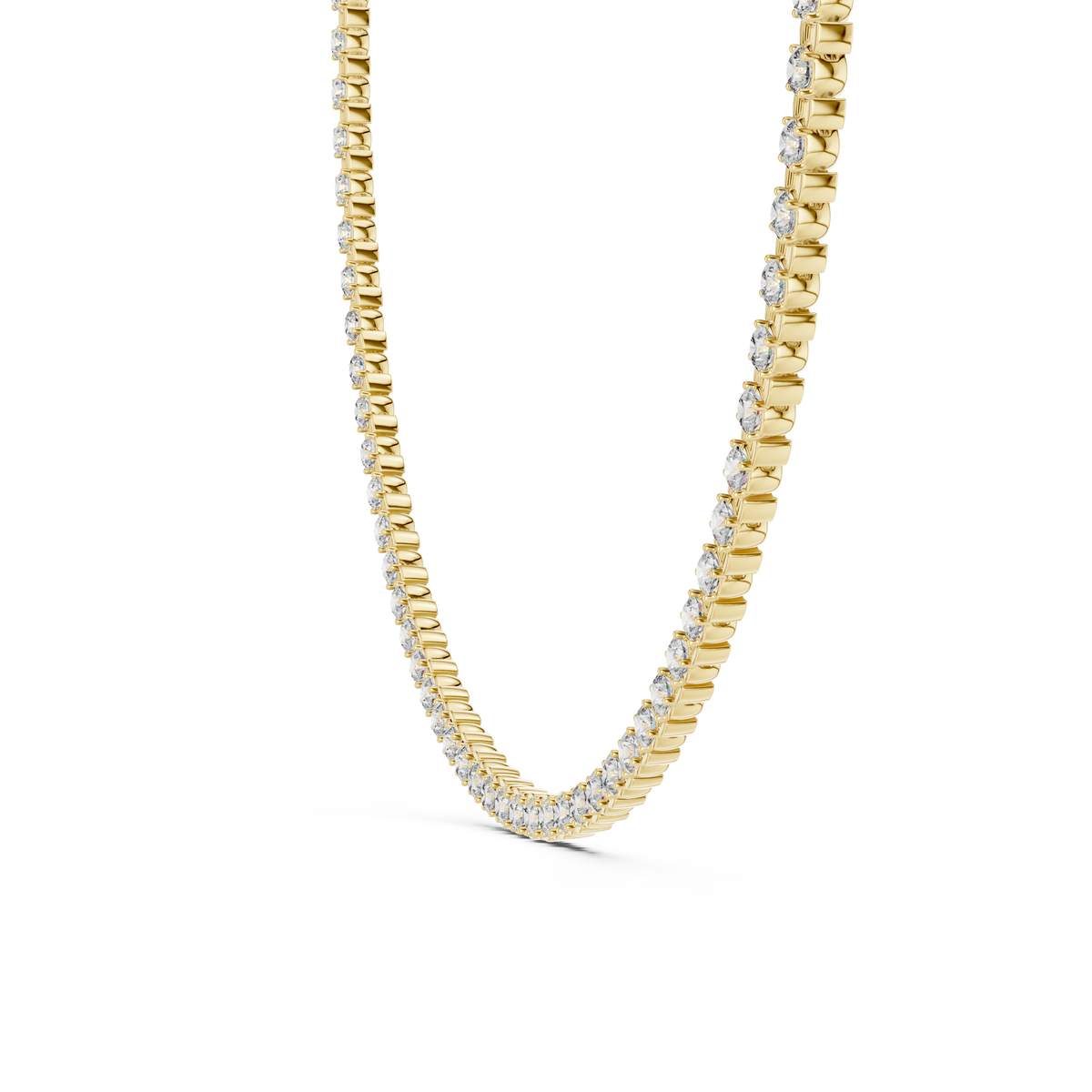 Aurora Spark - Elegant Lab Diamond Tennis Necklace