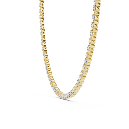 Aurora Spark - Elegant Lab Diamond Tennis Necklace