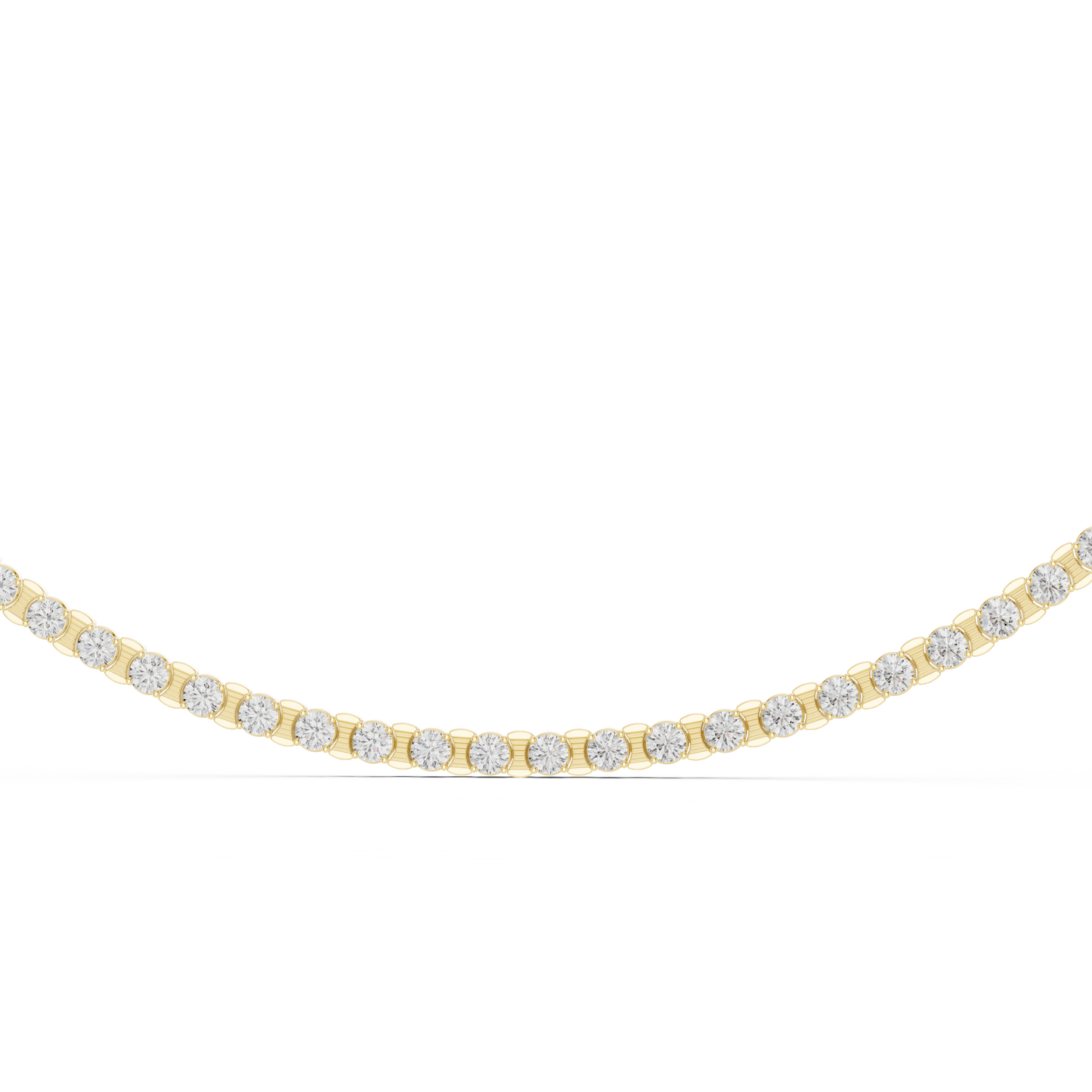 Aurora Spark - Elegant Lab Diamond Tennis Necklace