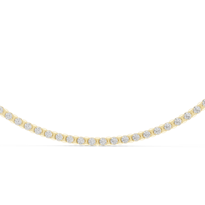 Aurora Spark - Elegant Lab Diamond Tennis Necklace
