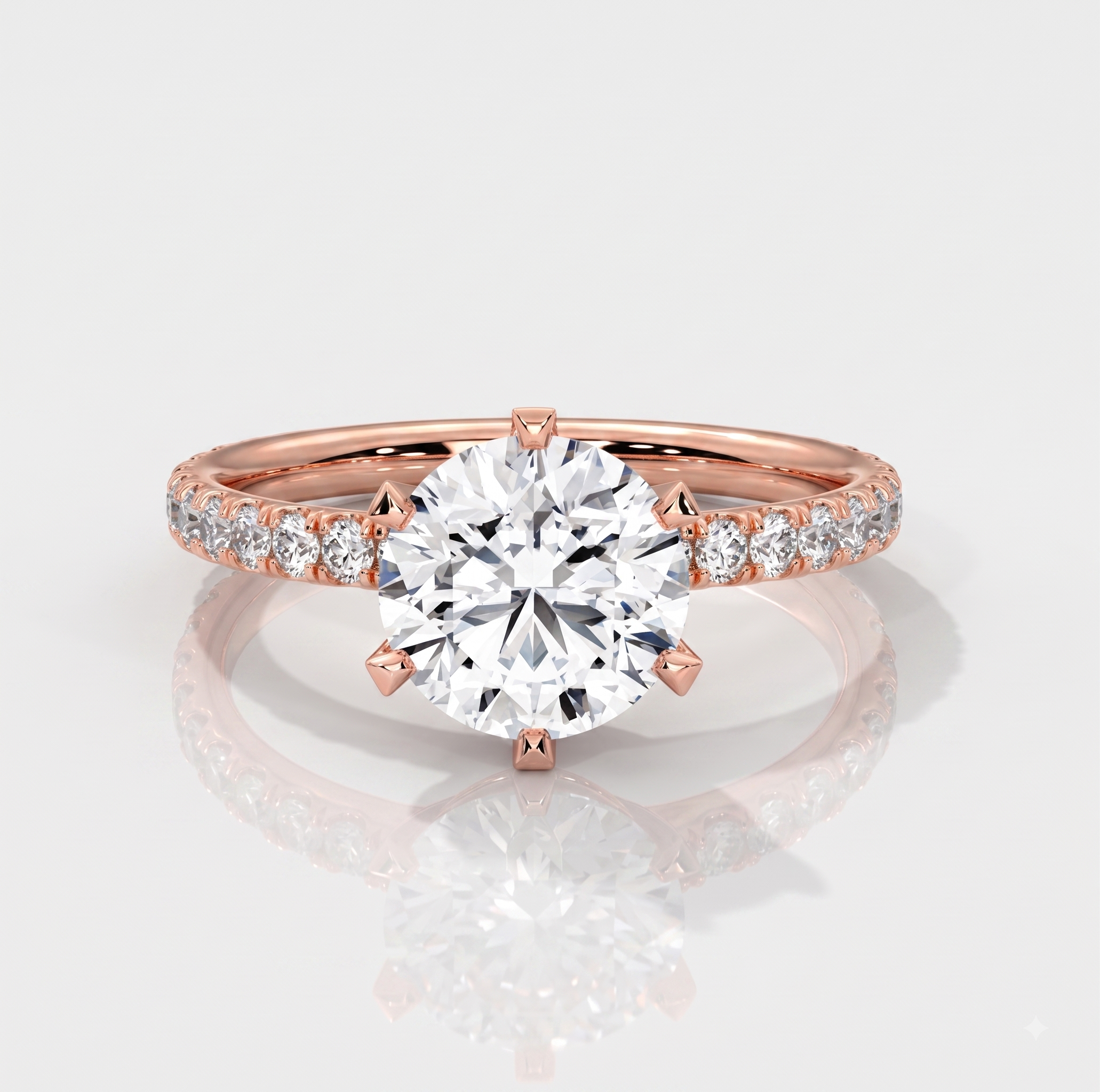 Forever-inspired 2 Carat Round Lab Diamond Ring – Solitaire Ring for Women