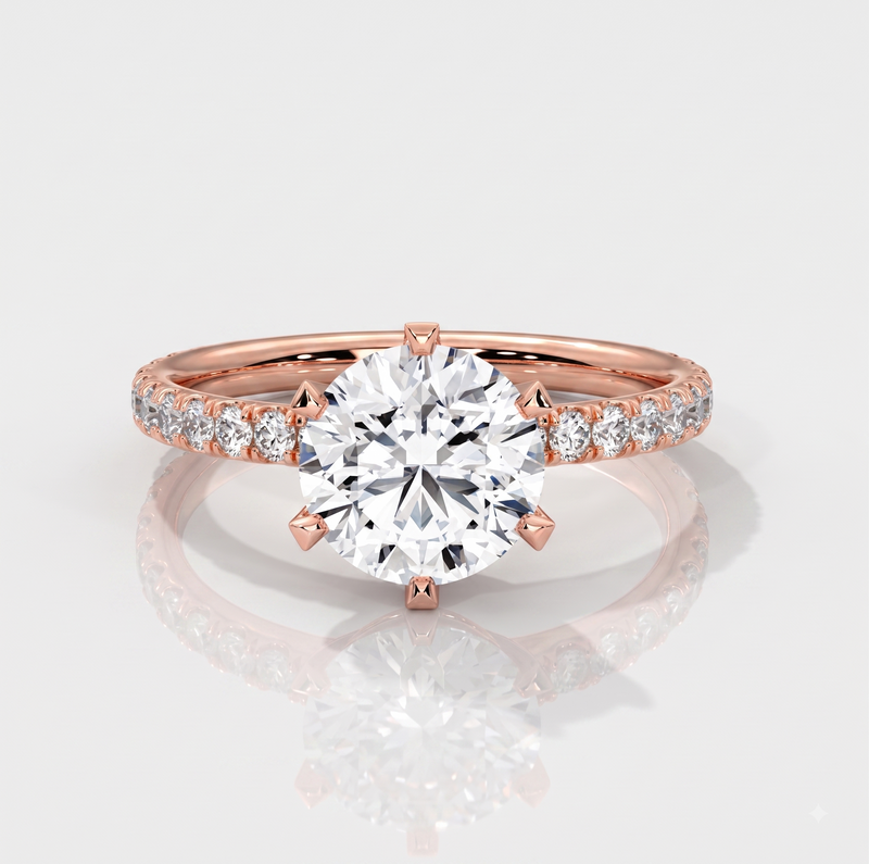 Forever-inspired 2 Carat Round Lab Diamond Ring – Solitaire Ring for Women