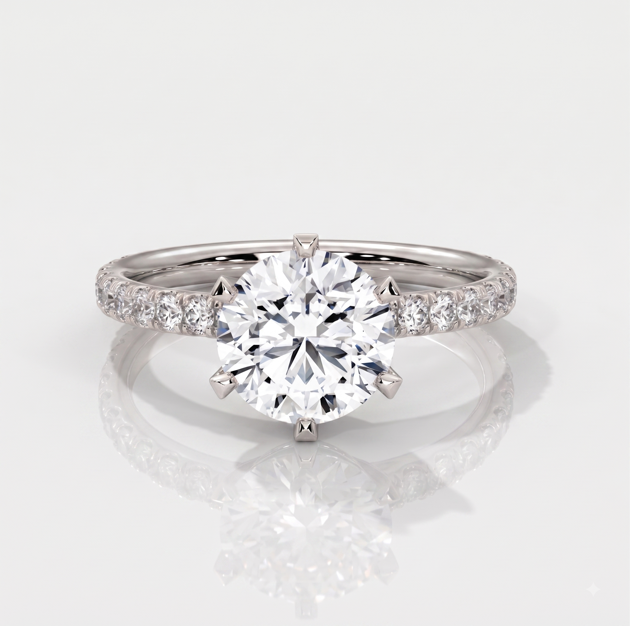 Forever-inspired 2 Carat Round Lab Diamond Ring – Solitaire Ring for Women