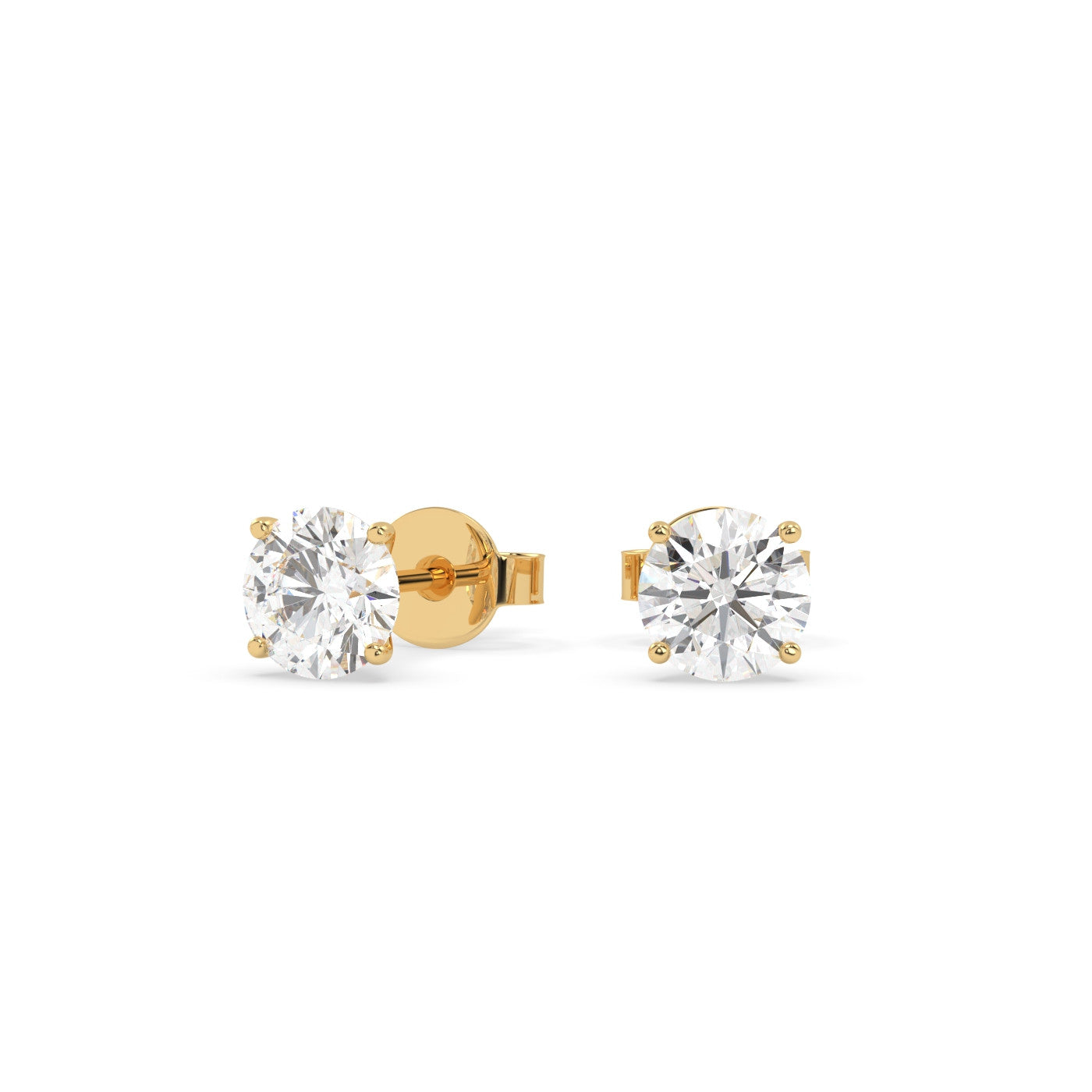 Classic Blissful Solitaire Lab Diamond Martini Studs Earrings
