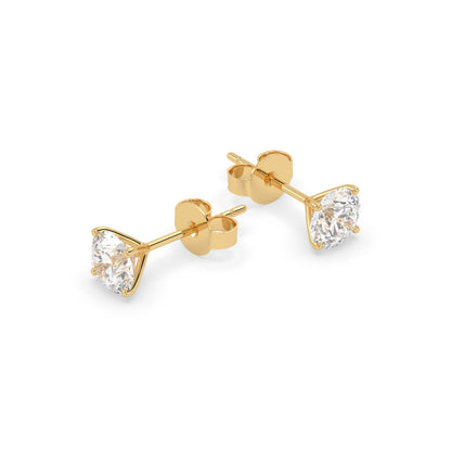 Classic Blissful Solitaire Lab Diamond Martini Studs Earrings