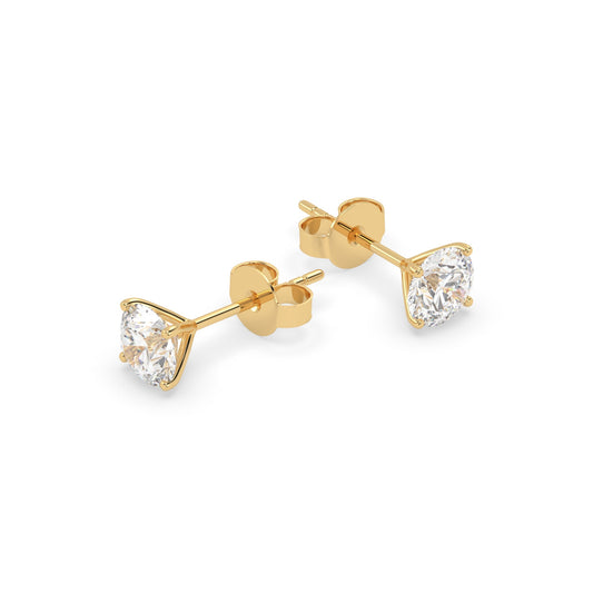 Classic Blissful Solitaire Lab Diamond Martini Studs Earrings