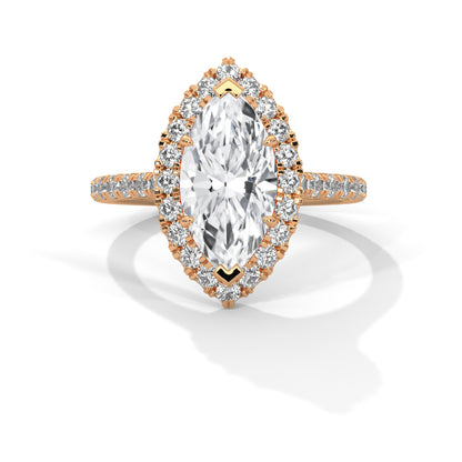 Evelyn 2 Carat Solitaire Lab Grown Diamond Anniversary Ring