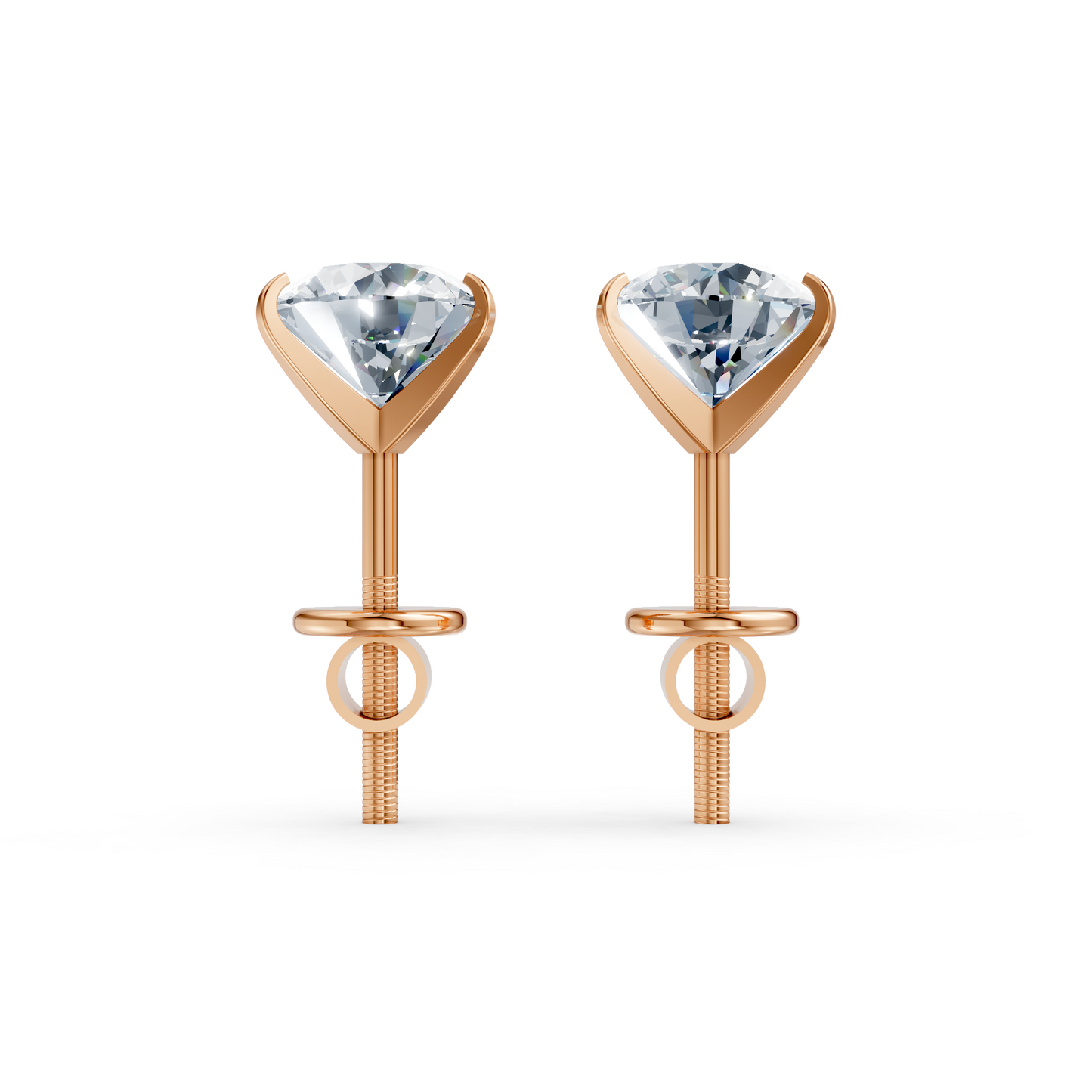 20 Cent Sparkle Lab Diamond Studs – Perfect Rakhi Gift for Sister
