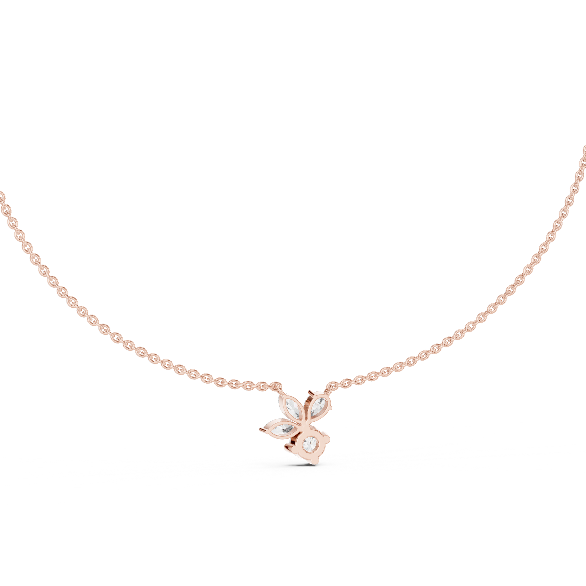 FloraLuxe Lab Diamond Pendant – Perfect Necklace For Teens & Women