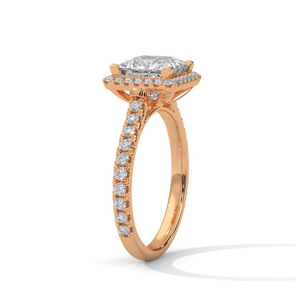 2 Carat Princess Cut Lab Grown Diamond Ring | Anniversary & Engagement Gifts for Women