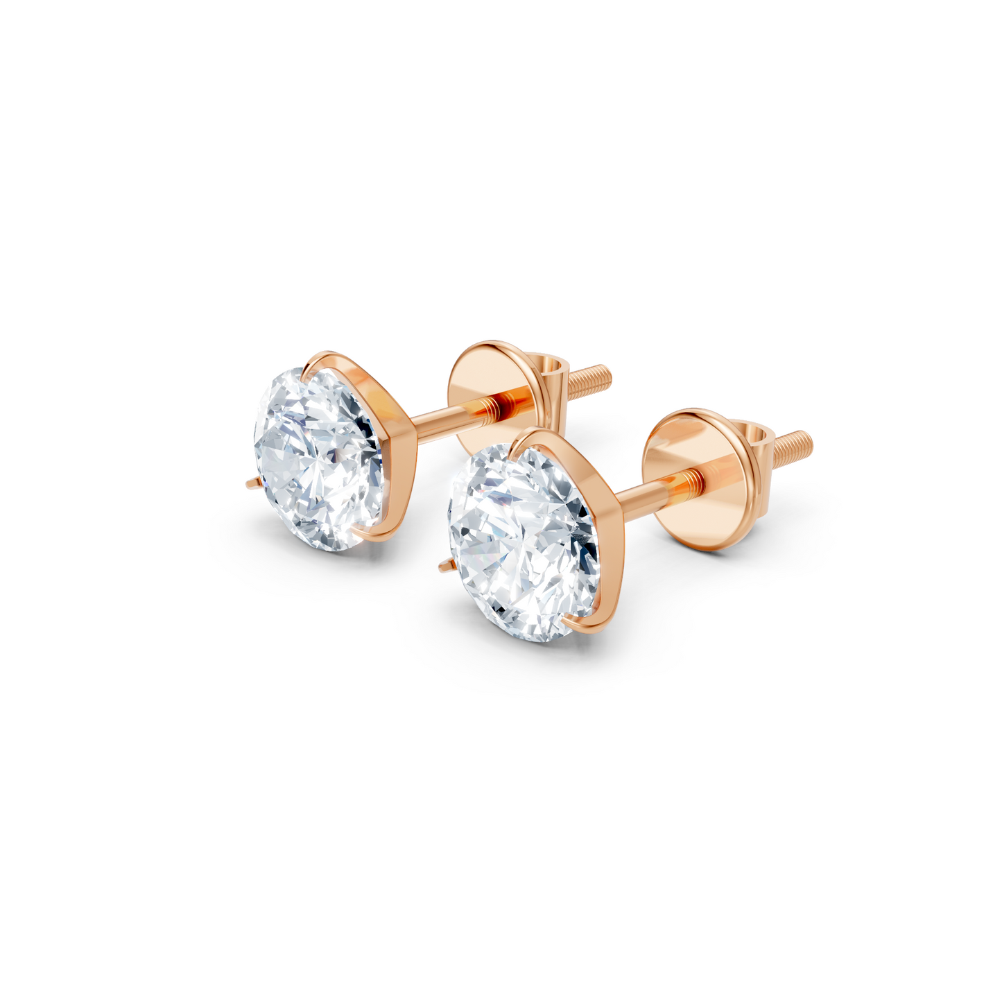 20 Cent Sparkle Lab Diamond Studs – Perfect Rakhi Gift for Sister
