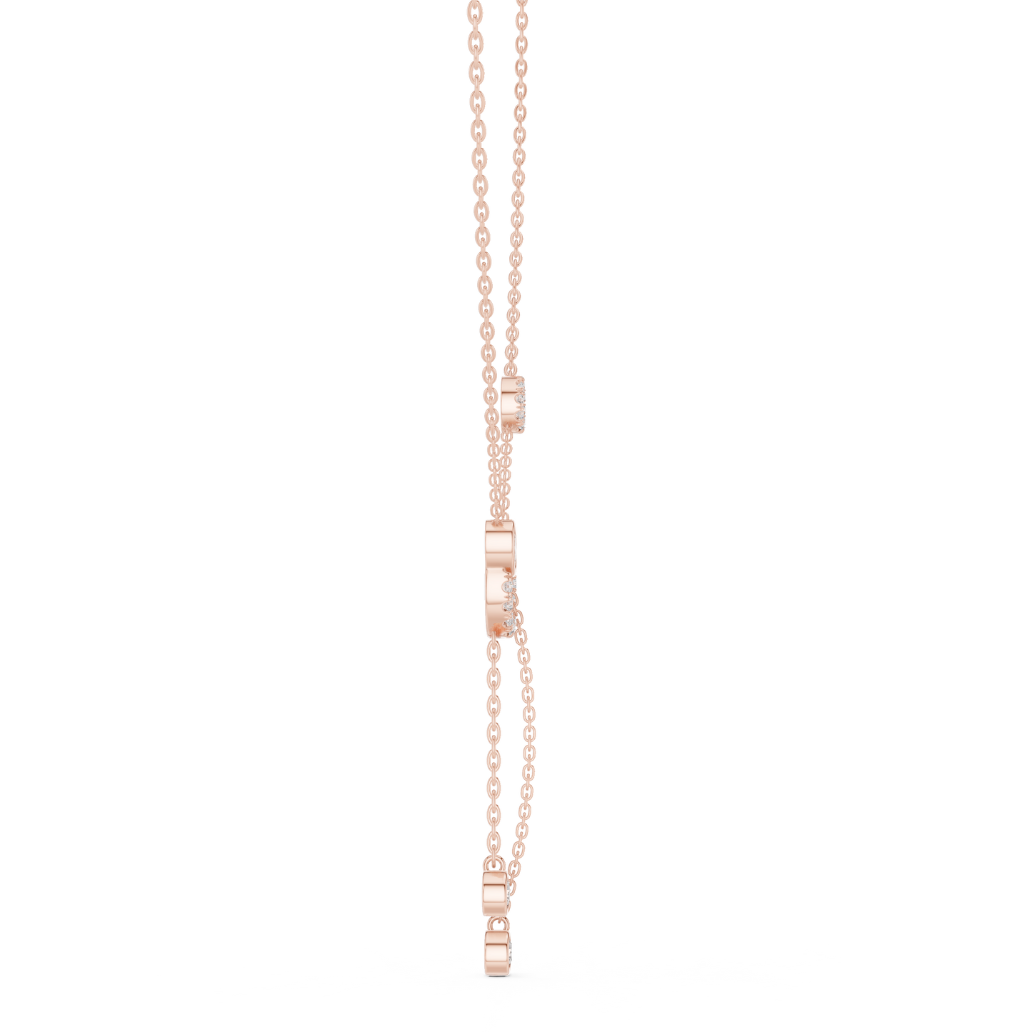 Lariat Drop Lab Diamond Necklace– Designer Charm Chain for Women | Luxury Elegant Jewelry for Gifting
