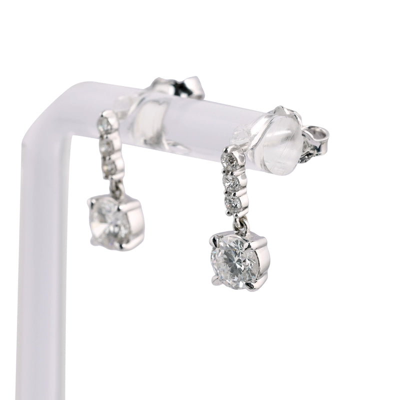 Astra Diamond Cluster Stud Earrings