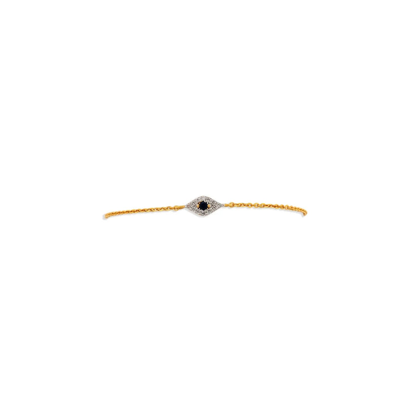 0.08 Carat Lab-Grown Diamond Bracelet with Colour Stones for Women - view 1