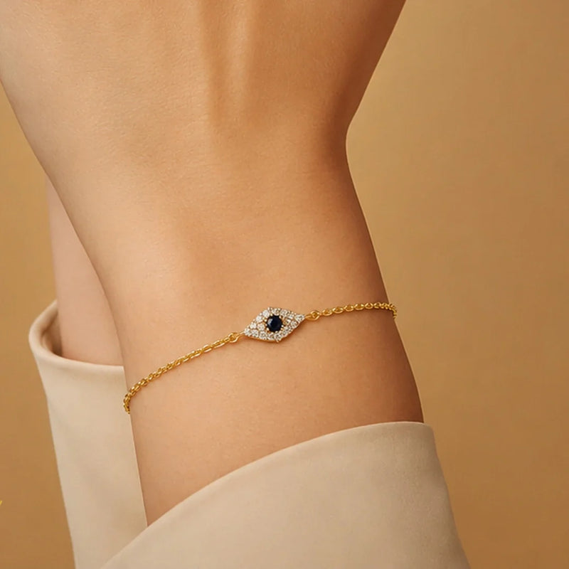 0.08 Carat Lab-Grown Diamond Bracelet with Colour Stones for Women - view 3