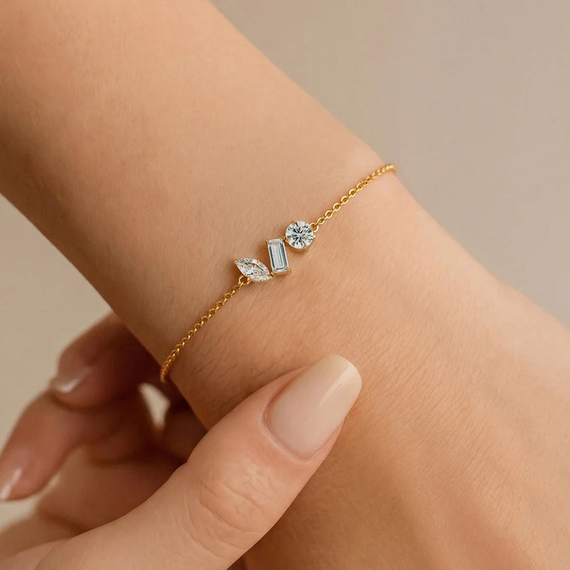 0.89 Carat Lab-Grown Diamond Bracelet for Women - view 3