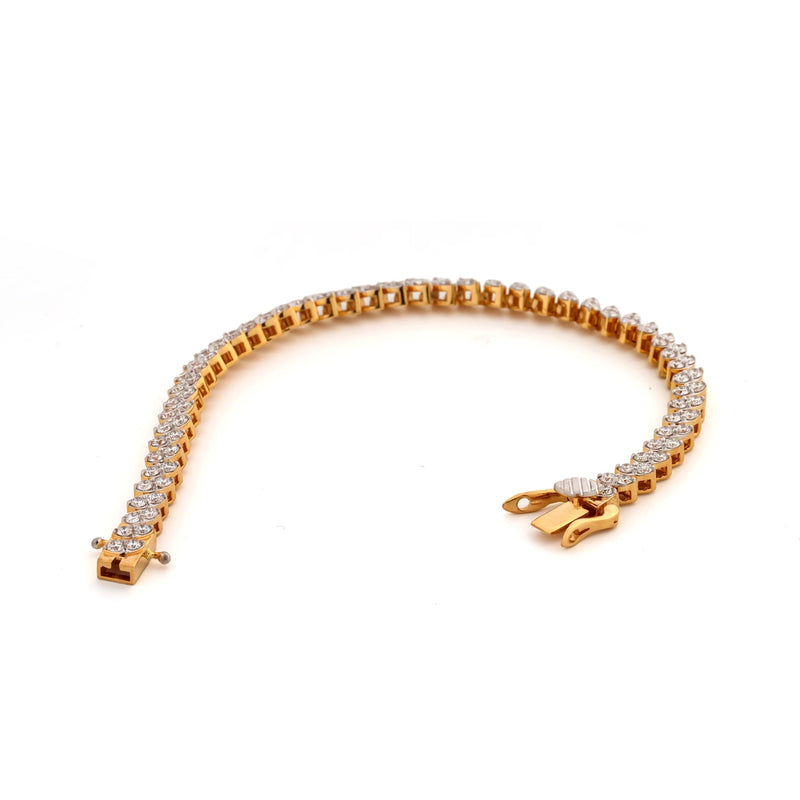 3.78 Carat Lab-Grown Diamond Bracelet for Women - view 1