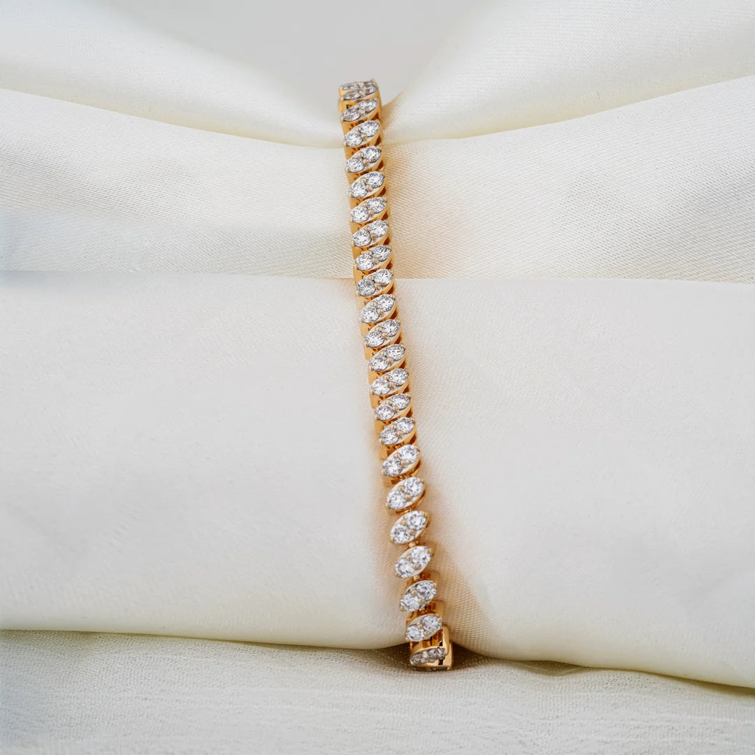 3.78 Carat Lab-Grown Diamond Bracelet for Women - view 2