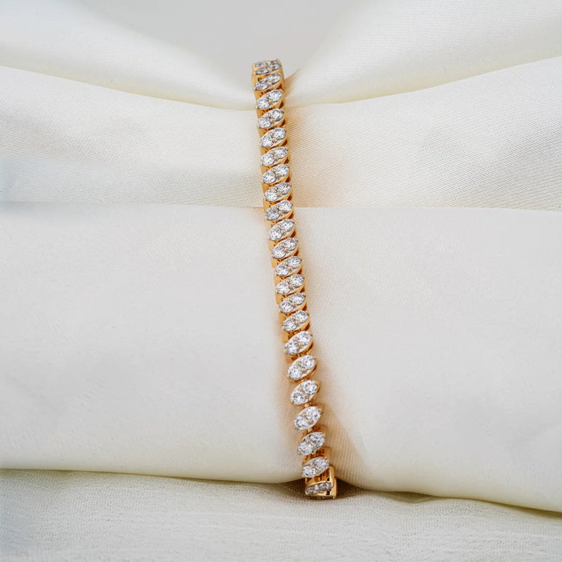 3.78 Carat Lab-Grown Diamond Bracelet for Women - view 2