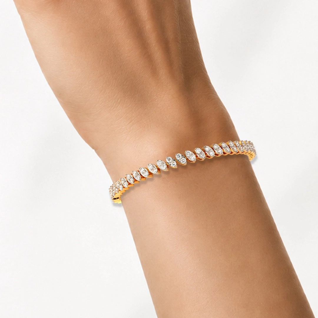 3.78 Carat Lab-Grown Diamond Bracelet for Women - view 4