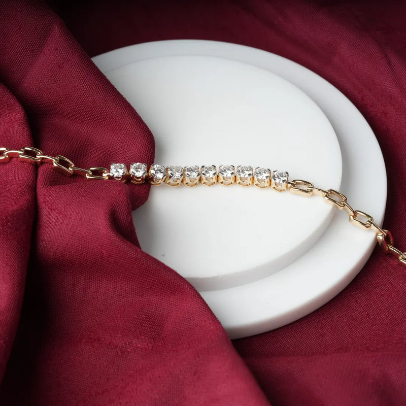 2.17 Carat Lab-Grown Diamond Bracelet for Women - view 2