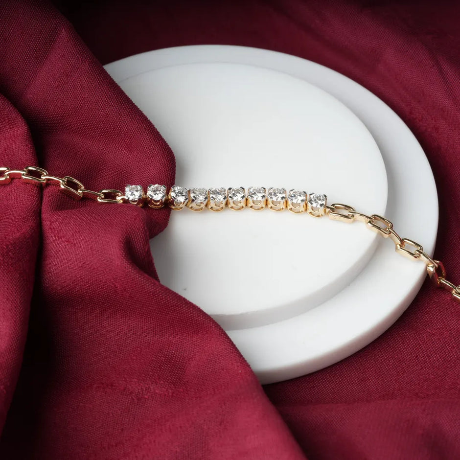 2.17 Carat Lab-Grown Diamond Bracelet for Women - view 2