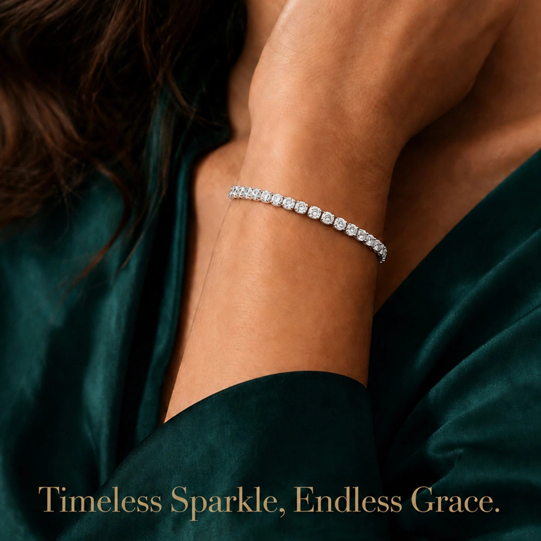 8.4 Carat Lab-Grown Diamond Bracelet for Women - view 3