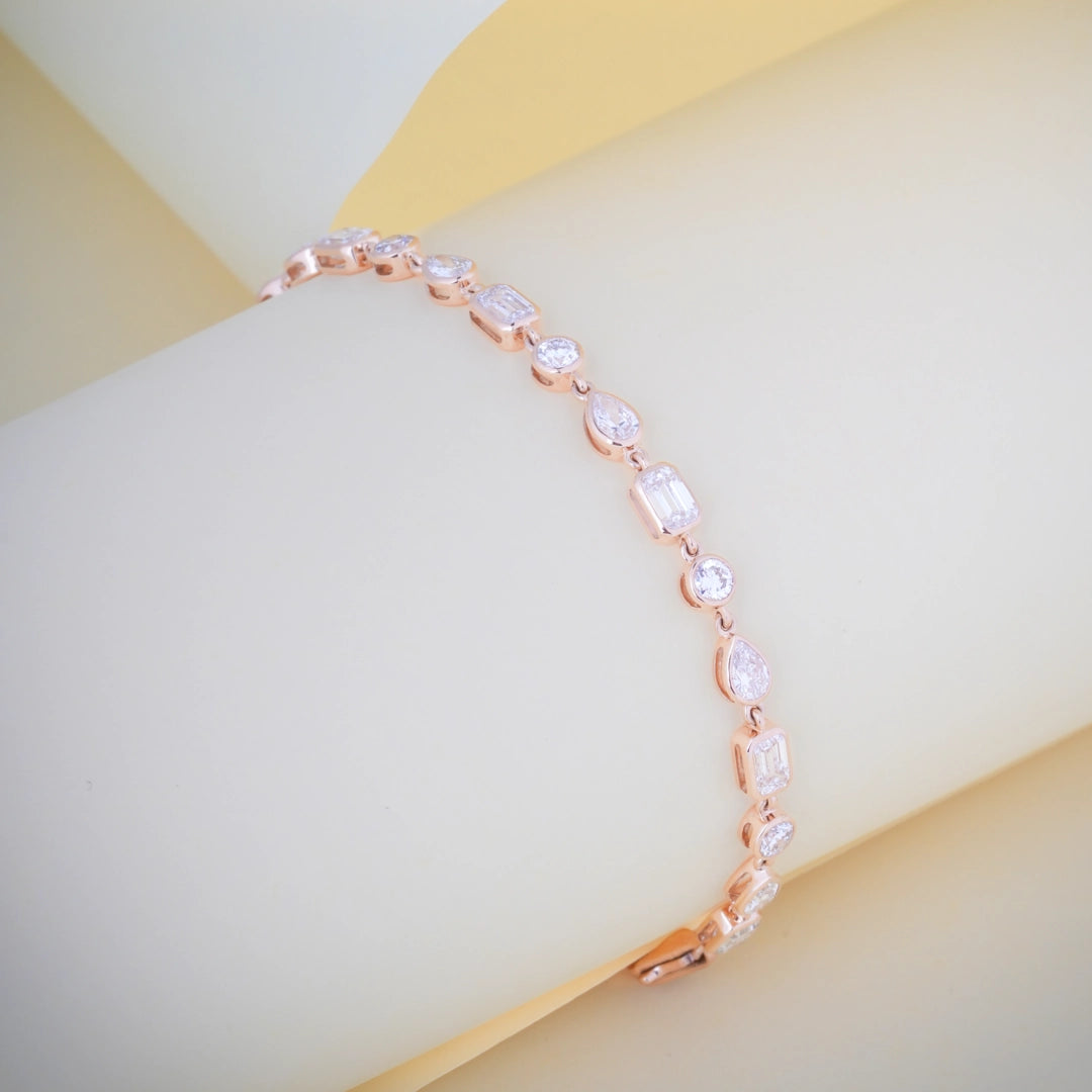 4.38 Carat Lab-Grown Diamond Bracelet for Women - view 1