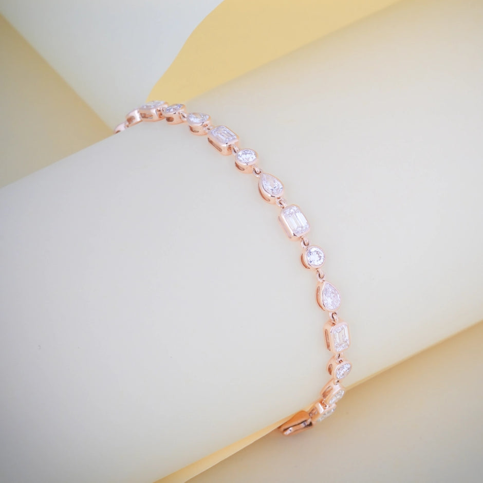 4.38 Carat Lab-Grown Diamond Bracelet for Women - view 1