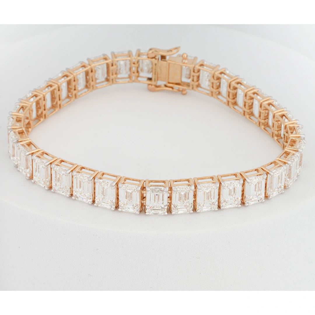 34.08 Carat Lab-Grown Diamond Bracelet for Women - view 2