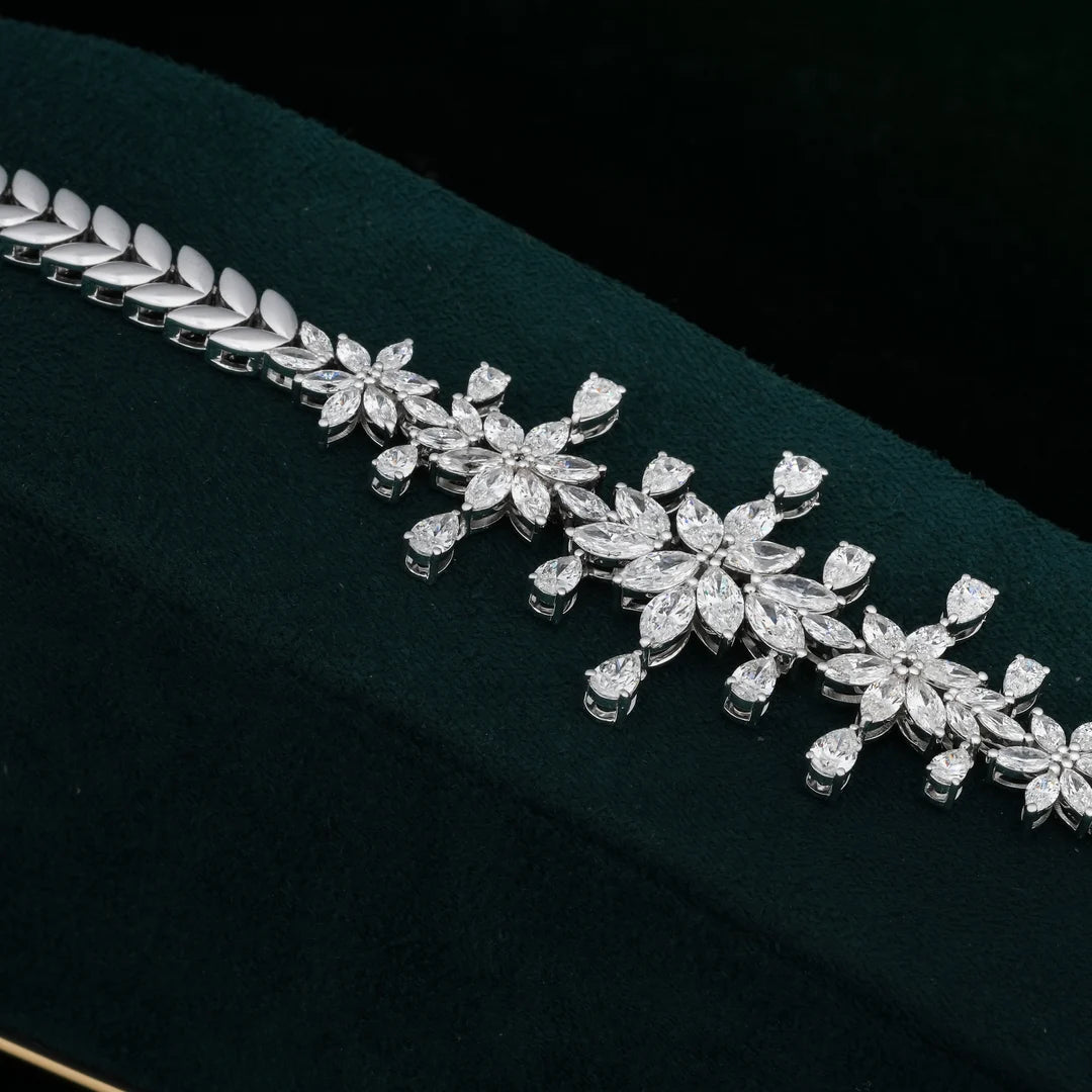6.92 Carat Lab-Grown Diamond Bracelet for Women - view 1