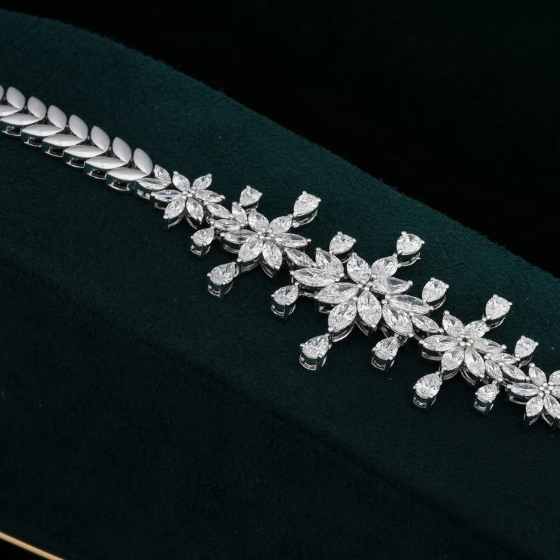 6.92 Carat Lab-Grown Diamond Bracelet for Women - view 1