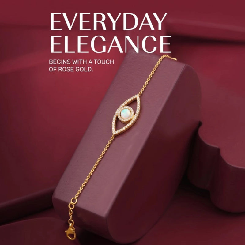 0.55 Carat Lab-Grown Diamond Bracelet with Colour Stones for Women - view 2