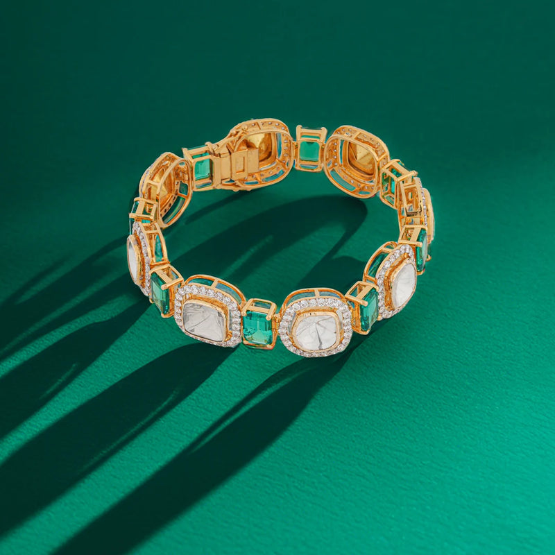 4.27 Carat Lab-Grown Diamond Bracelet with Colour Stones for Women - view 4