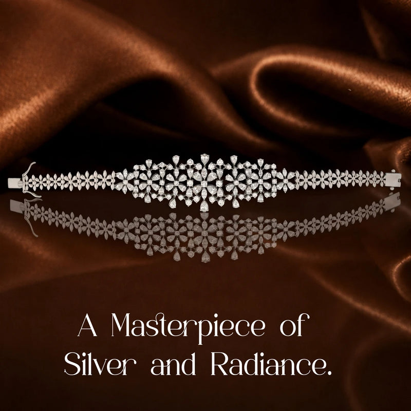 8.38 Carat Lab-Grown Diamond Bracelet for Women - view 1