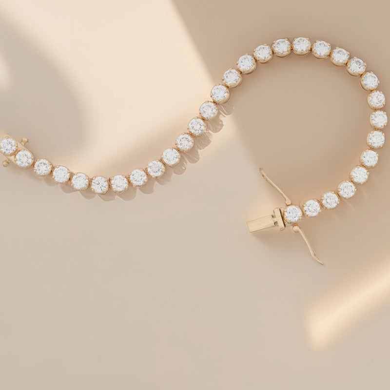 5.96 Carat Lab-Grown Diamond Bracelet for Women - view 1