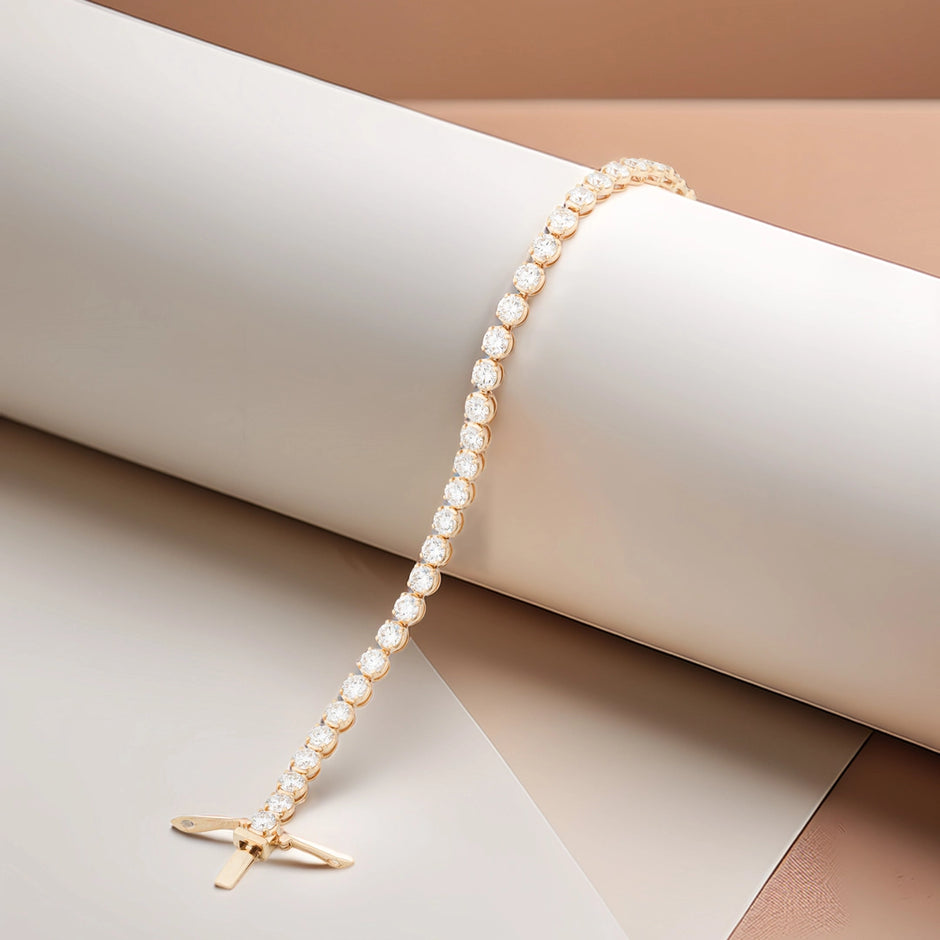 5.96 Carat Lab-Grown Diamond Bracelet for Women - view 3