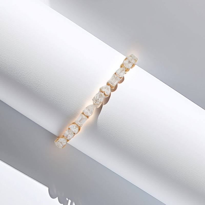 10.98 Carat Lab-Grown Diamond Bracelet for Women - view 2