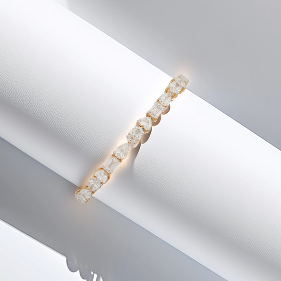 10.98 Carat Lab-Grown Diamond Bracelet for Women - view 2