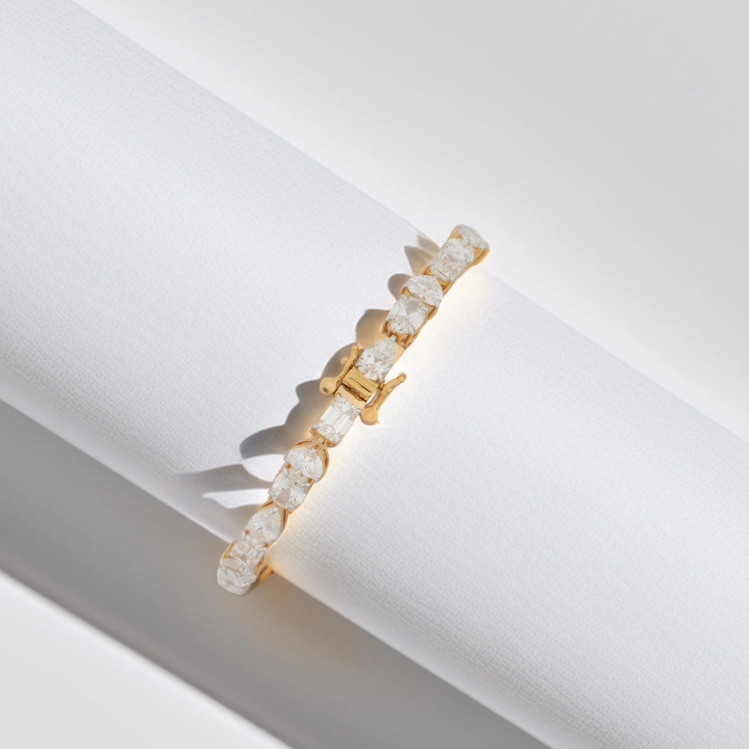 10.98 Carat Lab-Grown Diamond Bracelet for Women - view 3