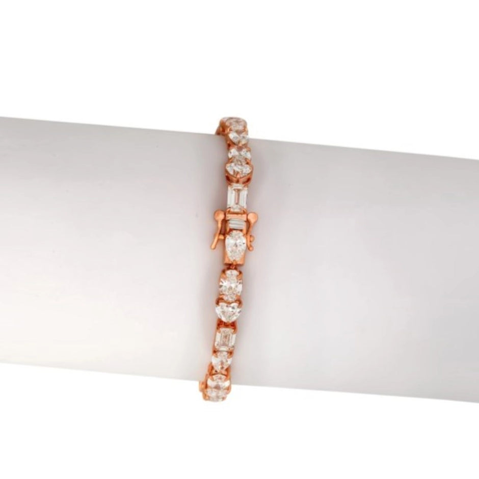 10.89 Carat Lab-Grown Diamond Bracelet for Women - view 1