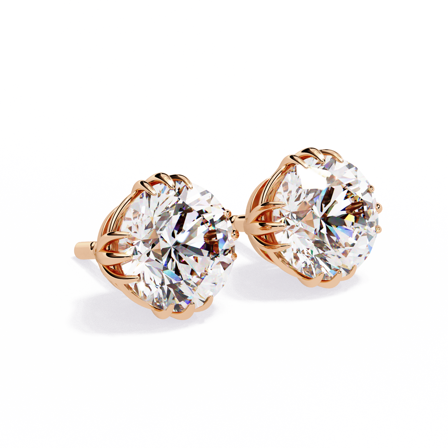 1.5 Carat Lab Diamonds Stud Earrings For Women