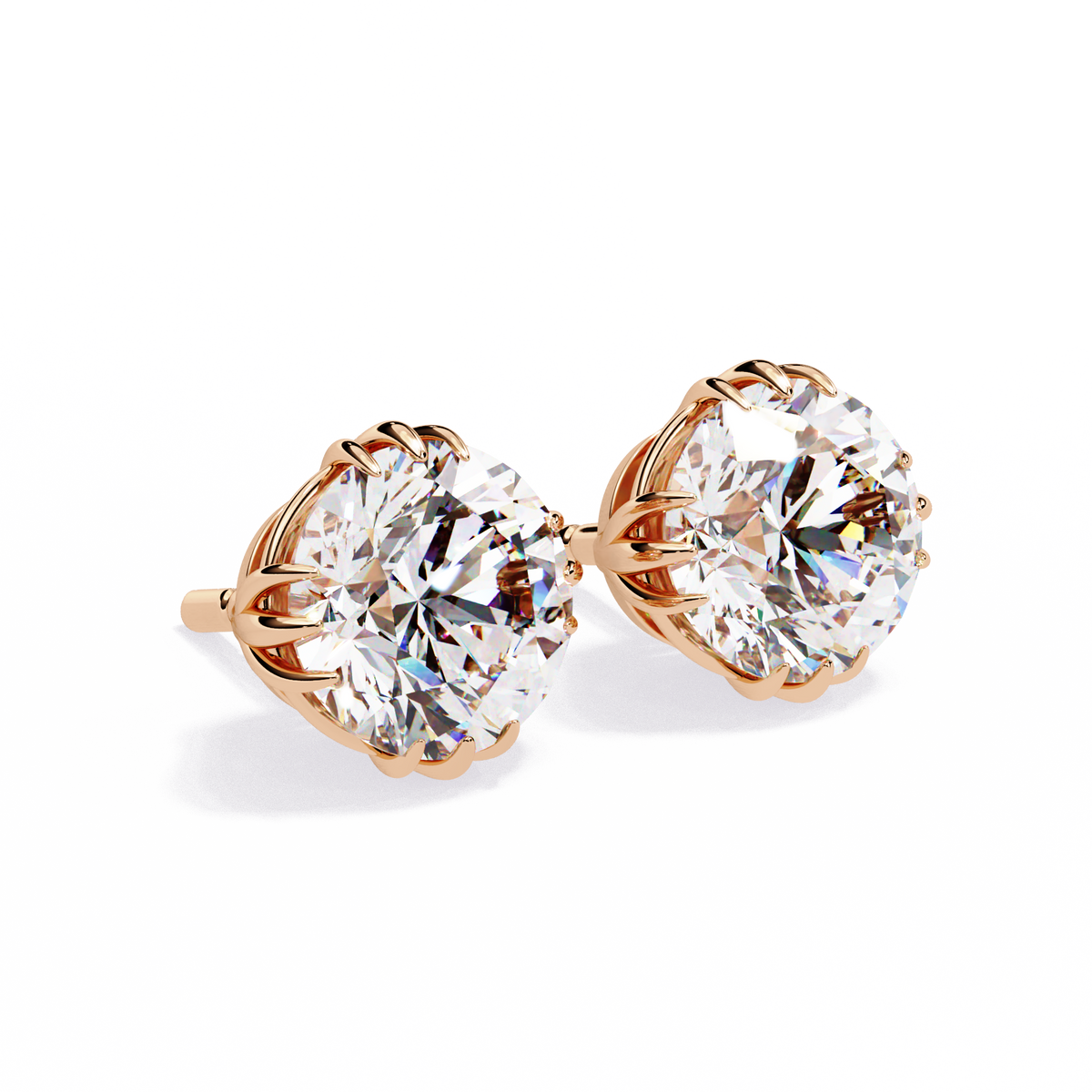 1.5 Carat Lab Diamonds Stud Earrings For Women