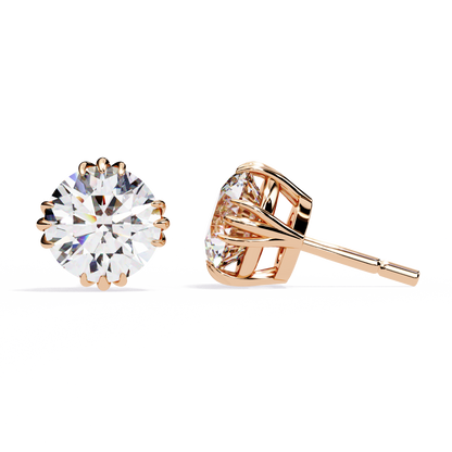 1.5 Carat Lab Diamonds Stud Earrings For Women
