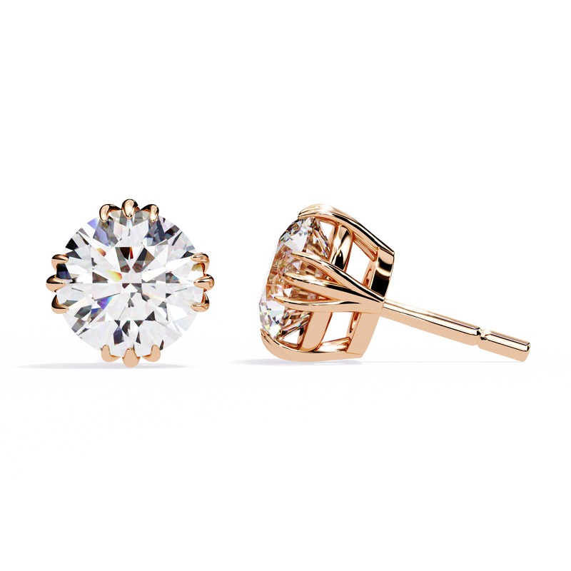 1.5 Carat Lab Diamonds Stud Earrings For Women
