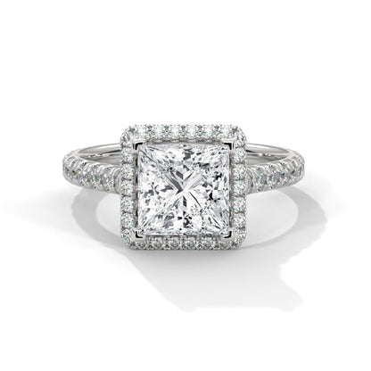 2 Carat Princess Cut Lab Grown Diamond Ring | Anniversary & Engagement Gifts for Women