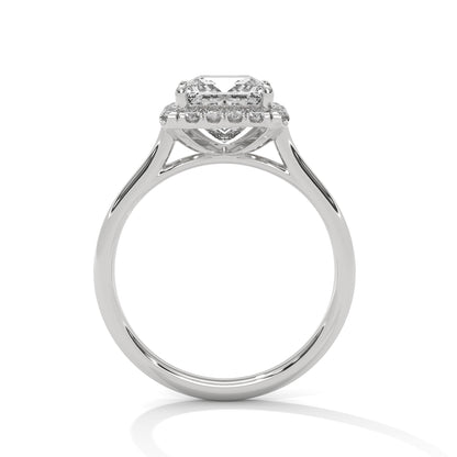 Regal Princess Cut Lab Grown Diamond Halo Ring – Engagement & Anniversary Ring for Women
