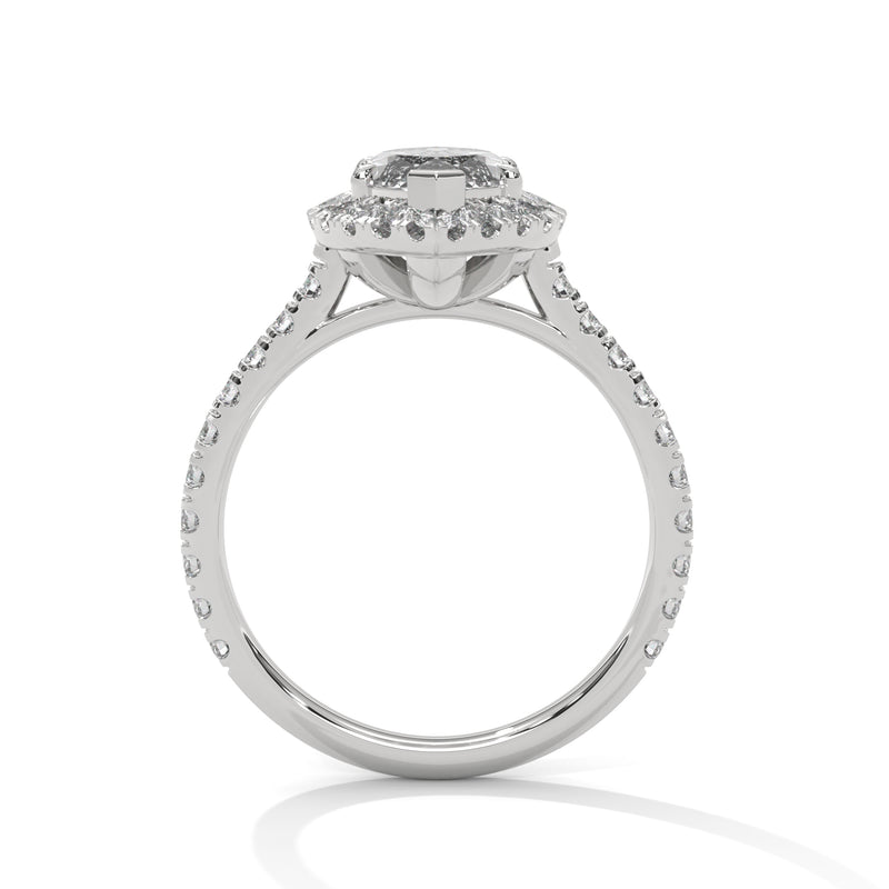 Evelyn 2 Carat Solitaire Lab Grown Diamond Anniversary Ring