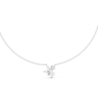 FloraLuxe Lab Diamond Pendant – Perfect Necklace For Teens & Women