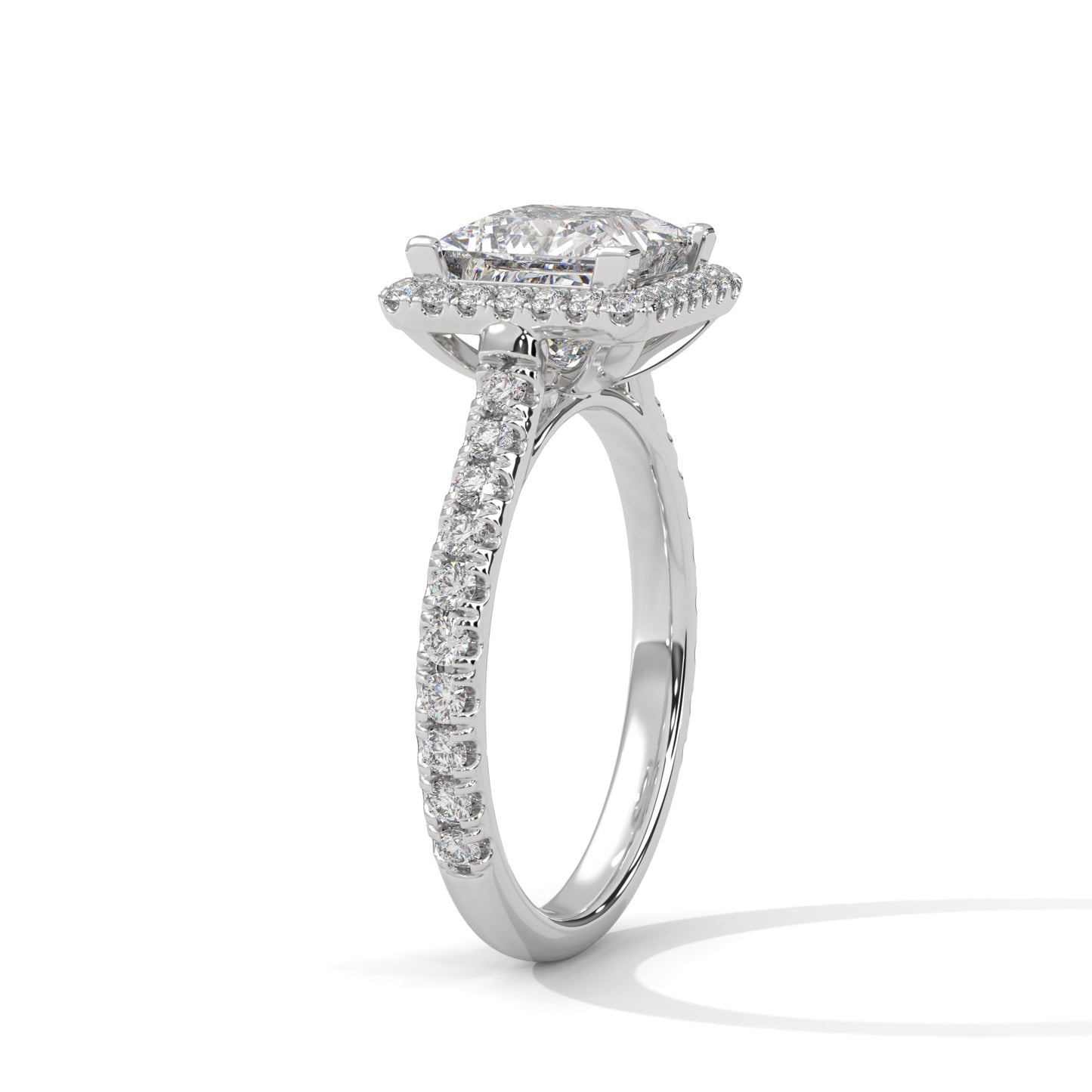 2 Carat Princess Cut Lab Grown Diamond Ring | Anniversary & Engagement Gifts for Women
